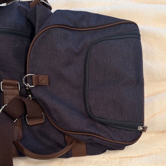 Peter Millar Dark Blue and Brown Duffel Bag - Picture 4 of 13